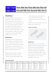 PDF 2 column layout
